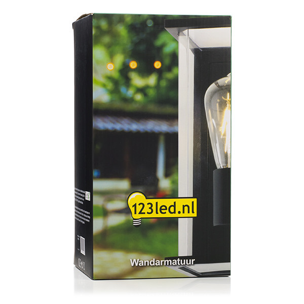 123led wandlamp Brooklyn zwart geschikt voor 1x E27 LDR08529 123led wandlamp Brooklyn zwart geschikt voor 1x E27 LDR08529 - 5