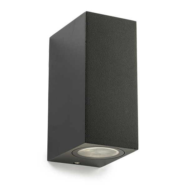 123led wandlamp San Francisco zwart geschikt voor 2 x GU10 LDR08502 123led wandlamp San Francisco zwart geschikt voor 2 x GU10 LDR08502 - 1