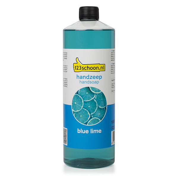 123schoon ECO Blue Lime handzeep navulling (1000 ml) SDR06208 - 1