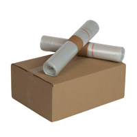 123schoon LDPE containerzak transparant 400 liter (84 stuks) SDR00388