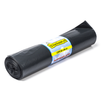 123schoon LDPE vuilniszakken grijs 60 liter (20 stuks) SDR00342