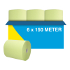 123schoon handdoekrol HPG Matic groen 2-laags 6 x 150m SDR02119 - 1