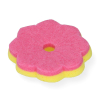 123schoon scrubspons geel & roze 100 Ø x 40 mm SDR07387 - 2