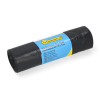 123schoon vuilniszak met trekbandsluiting zwart 60 liter (15 stuks)