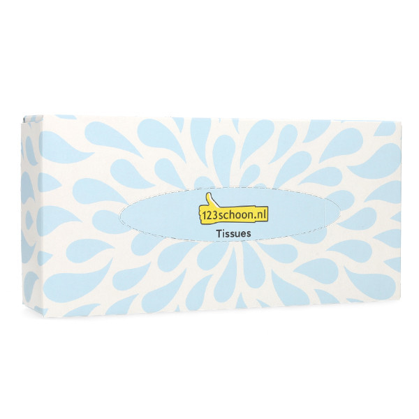 123schoon zakdoekjes 2-laags (100 vellen) SDR07358 - 1