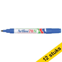 12x Artline 70 permanent marker blauw (1,5 - 3 mm rond) 360665