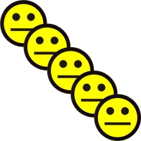 Gele smiley magneten (5 stuks) 297996
