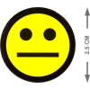 Gele smiley magneten (5 stuks) 297996 - 2