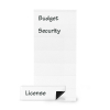 3L magnetische etikethouders met insteekkaarten 25 x 75 mm (6 stuks)