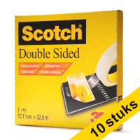 Aanbieding: 10x 3M Scotch 665 dubbelzijdig tape 12 mm x 33 m 201433