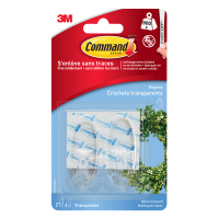 3M Command transparante haken medium (2 stuks) 214556