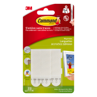 3M Command zelfklevende fotolijststrips wit medium (4 stuks) 17201C 214549