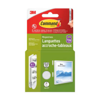 3M Command zelfklevende fotolijststrips wit medium (4 stuks) 214549