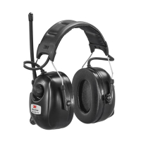 3M Peltor DAB+ FM Radio gehoorkap zwart met hoofdband 32031700 S3M00090