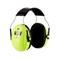 3M Peltor Kids gehoorkap fluogroen met hoofdband 31992600 S3M00084
