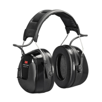 3M Peltor WorkTunes Pro AM/FM Radio gehoorkap zwart met hoofdband 32030602 S3M00088