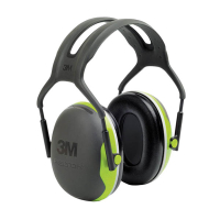 3M Peltor X4A gehoorkap zwart/lime met hoofdband 31938000 S3M00073