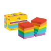 3M Post-It super sticky Playful 47,6 x 47,6 mm (12 stuks)