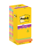 3M Post-It super sticky assorti 76 x 76 mm (16 stuks)