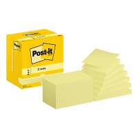 3M Post-it Z-notes geel 76 x 127 mm (12 stuks) R350CY 201007