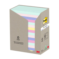 3M Post-it gerecycleerde notes assorti pastel 76 x 127 mm (16 stuks) 201398