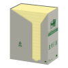 3M Post-it gerecycleerde notes toren geel 76 x 127 mm (16 pack) 655-1T 201396
