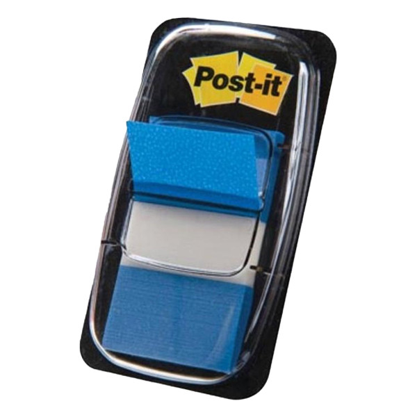 3M Post-it index standaard blauw 25,4 x 43,2 mm (50 tabs) 680BLU 201494 - 1