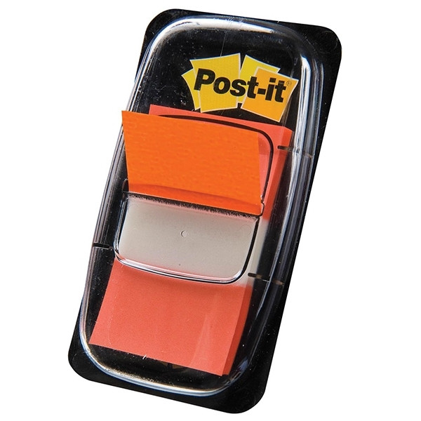 3M Post-it index standaard oranje 25,4 x 43,2 mm (50 tabs) 680ORA 201486 - 1