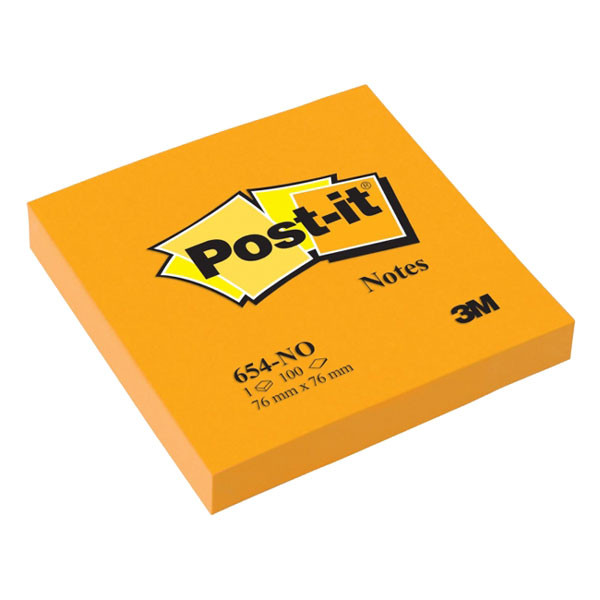 3M Post-it notes fluo-oranje 76 x 76 mm 654NORA 201496 - 1