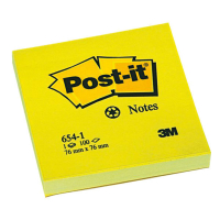 3M Post-it notes fluogeel 76 x 76 mm 654NYEL 201495