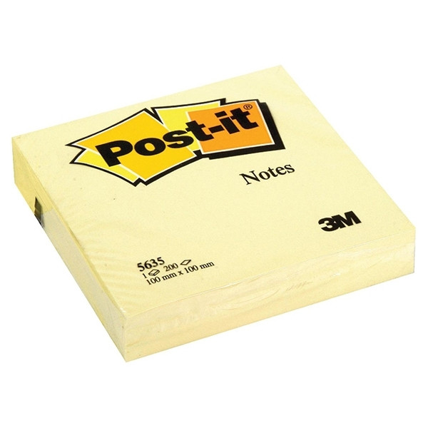 3M Post-it notes geel 100 x 100 mm 5635 201074 - 1