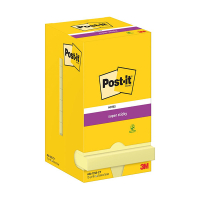 3M Post-it super sticky notes geel 76 x 76 mm (12 stuks) 654-12SS-CY 201023