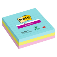 3M Post-it super sticky notes gelijnd Cosmic 101 x 101 mm (3 pack) 675SSMI 201066