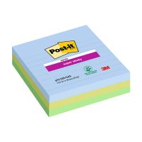3M Post-it super sticky notes gelijnd Oasis 101 x 101 mm (3 pack) 425634