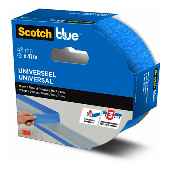 3M ScotchBlue multi-oppervlak schilderstape 48 mm x 41 m 7100289905 280050 - 1