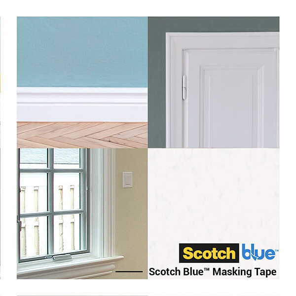 3M ScotchBlue schilderstape voor strakke lijnen 24 mm x 41 m 7100289885 280051 - 3