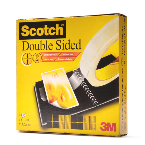 3M Scotch 665 dubbelzijdig tape 19 mm x m 3M