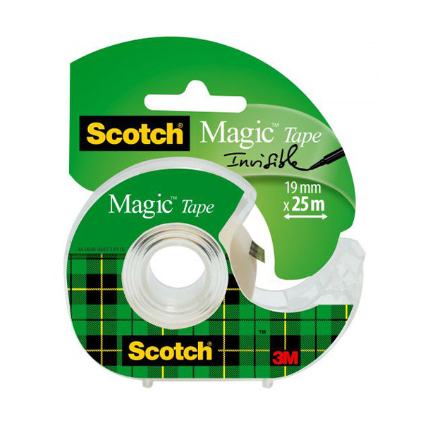 3M Scotch Magic plakband 19 mm x 25 m + dispenser 3M65792 201480 - 1