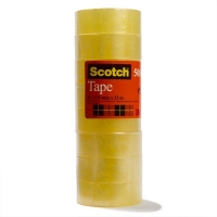 3M Scotch standaard tape 19 mm x 33 m (8 rollen) 201250