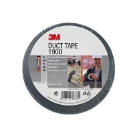 3M duct tape 1900 zwart 50 mm x 50 m 190050B 201460