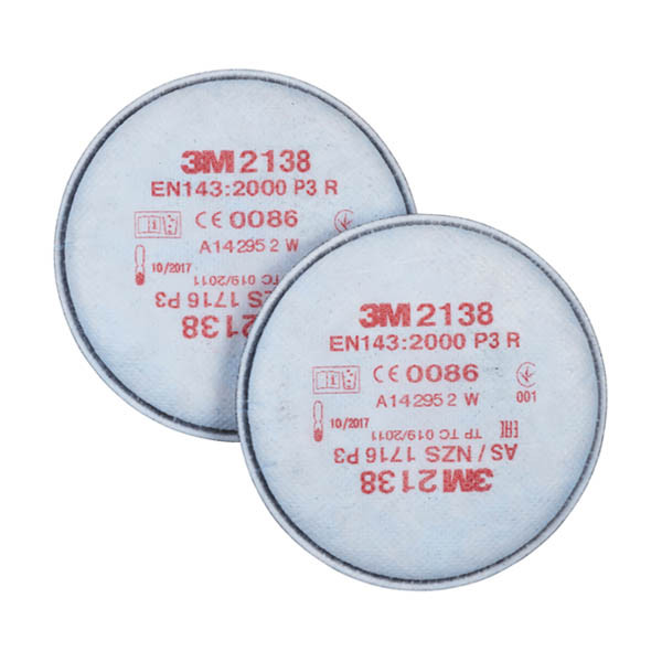 3M stoffilter P3 R Ozon voor de 6000/7000 serie half en volgelaatsmaskers (20 stuks) 49213800 S3M00099 - 1