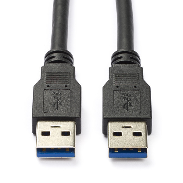 ACT USB-A naar USB-A 3.0 kabel zwart 100% koper (1 meter) K070601027 - 1