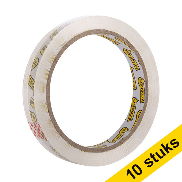 Aanbieding: 10 x 123inkt standaard plakband 15 mm x 66 m 57388-00001-00C 57388-00001-01C 300428 - 1