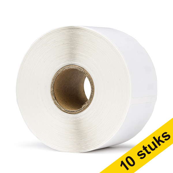 Aanbieding: 10x 123inkt LW650 grote etiketten voor retouradres (54 x 25 mm) 650764 - 1