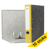 Aanbieding: 10x 123inkt classeur A4 karton geel 50 mm