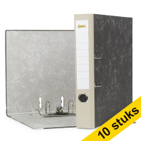 Aanbieding: 10x 123inkt classeur A4 karton grijs 50 mm