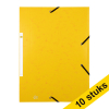 Aanbieding: 10x 123inkt elastomap karton geel A4