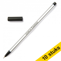 Aanbieding: 10x 123inkt fineliner zwart  300432