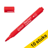 Aanbieding: 10x 123inkt flipchart marker rood (1 - 3 mm rond)  390560 - 1