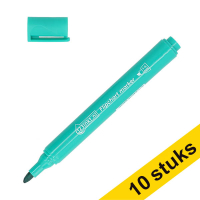 Aanbieding: 10x 123inkt flipchartmarker groen (1 - 5 mm beitel) 303312